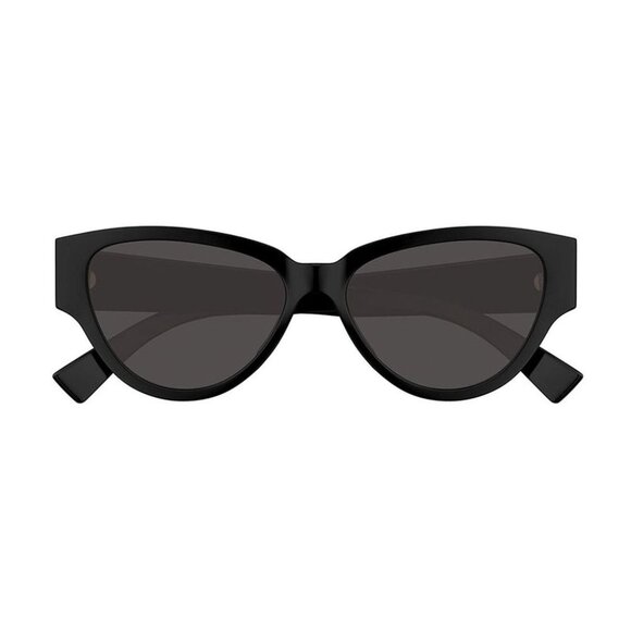 NEW BOTTEGA VENETA BV1319S 001 SUNGLASSES WOMEN BLACK CAT EYE EYEWEAR - Picture 3 of 4